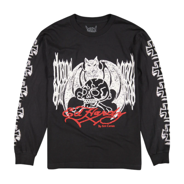 Chaos Rhinestone Ls Tee